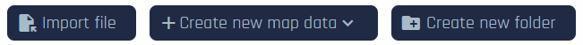 Buttons shown at the top of the list.