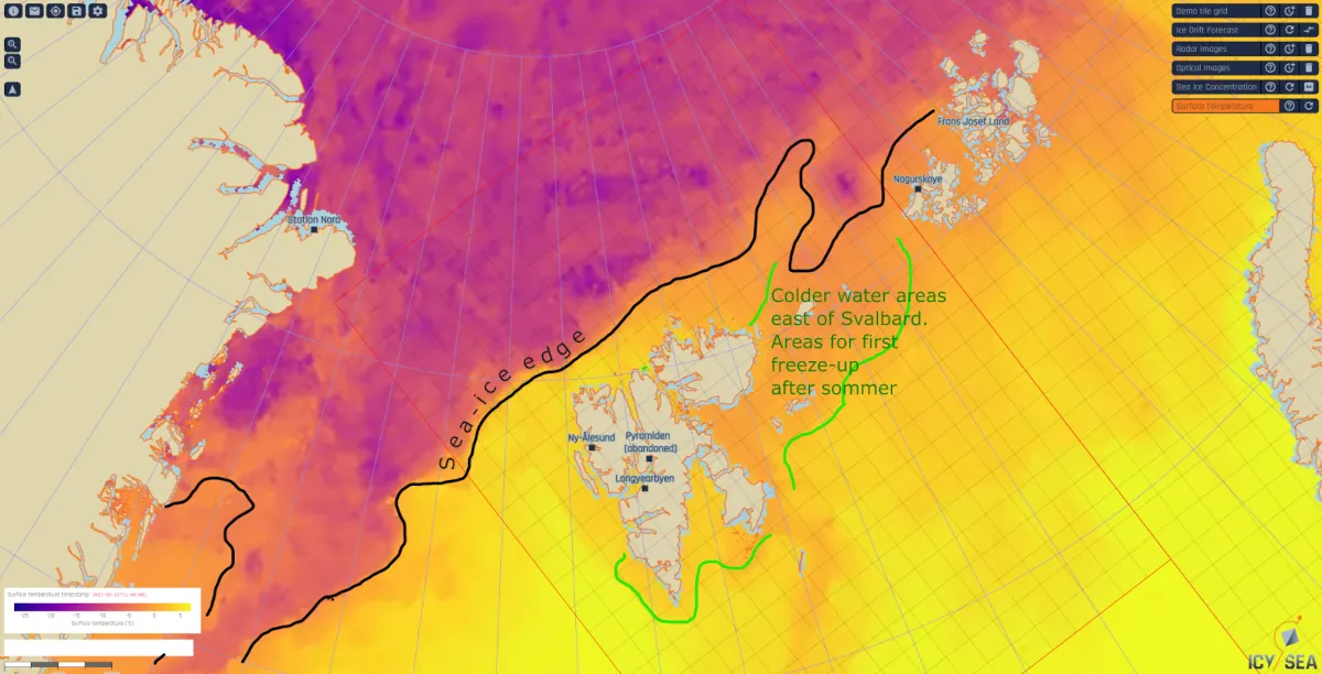 Surface Temperature Layer Example